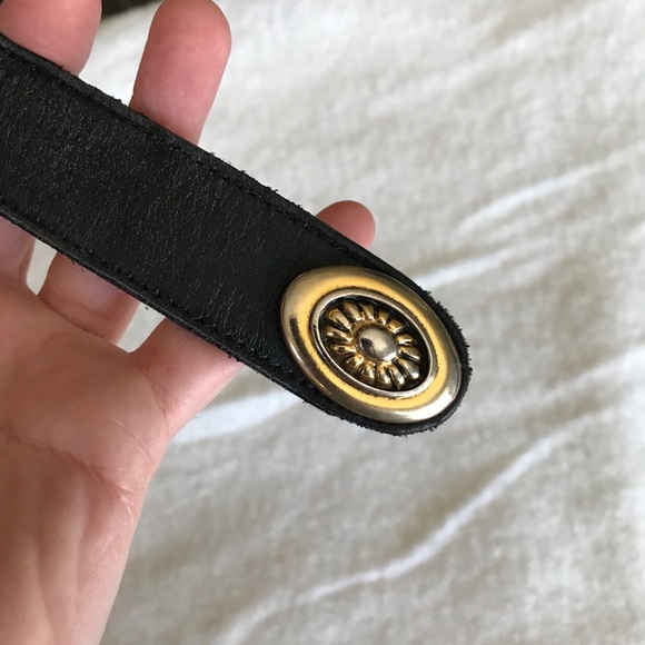 Vintage Cache Black Gold Statement Belt - Picture 5 of 12